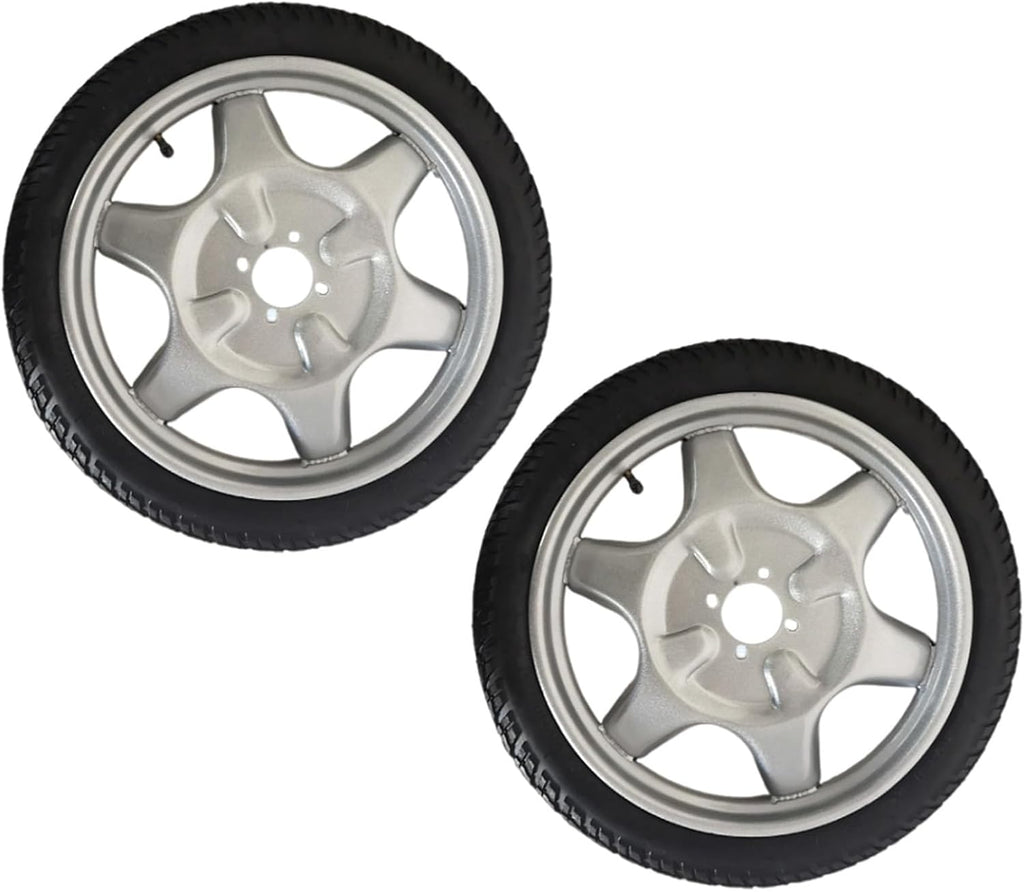 16”Wheelchair Rear Wheel Replacement, 16X2.125 Electric Wheelchair Rear Wheel, Pneumatic Rubber Tire, Wheelchair Wheel Replacement Part