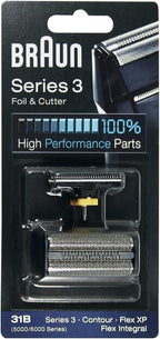 Braun 31B Replacement Foil and Cutter Cassette Multi Black BLS Combi Pack