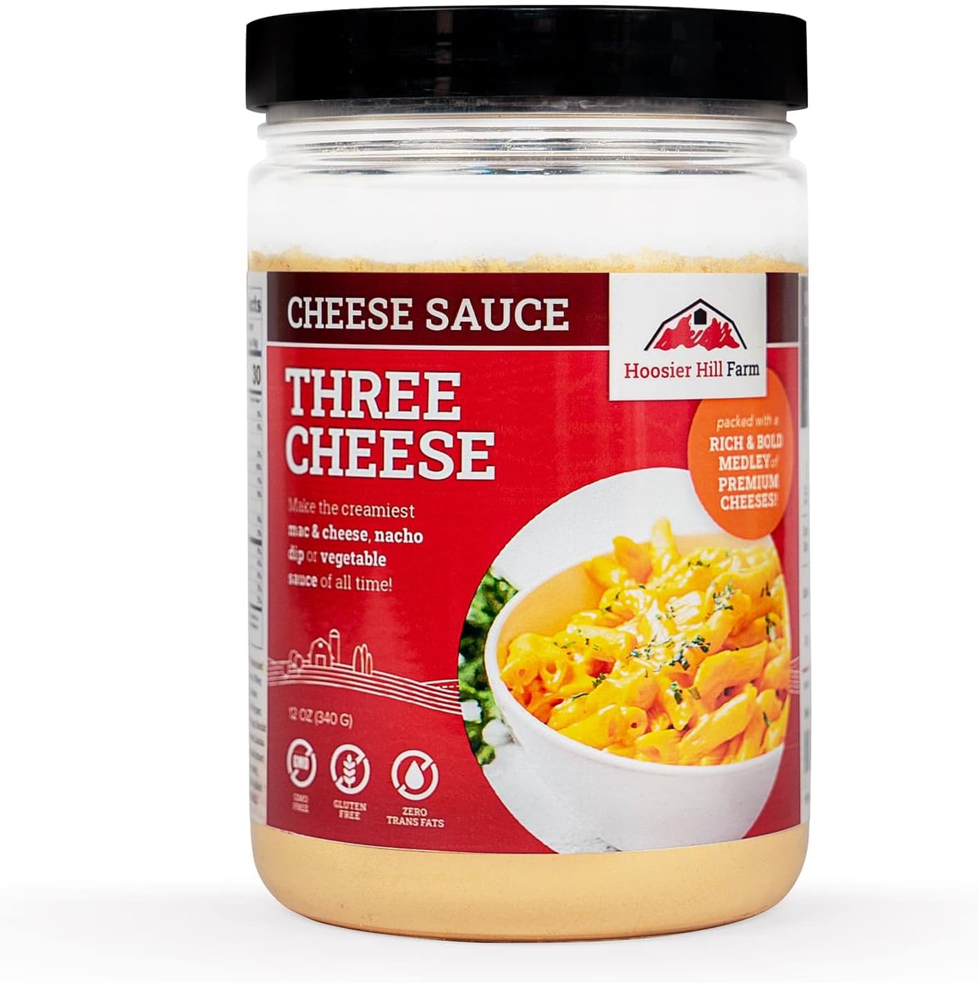 Hoosier Hill Farm Three Cheese Sauce Mix, 12oz (Pack of 1)