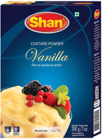 Shan - Custard Powder Vanilla, 7 oz (200g) Suitable for Vegetarians, Halal