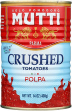 Mutti Crushed Tomatoes (Polpa), 14 oz. | 6 Pack | Italy’s #1 Brand of Tomatoes | Fresh Taste for Cooking | Canned Tomatoes | Vegan Friendly & Gluten Free | No Additives or Preservatives
