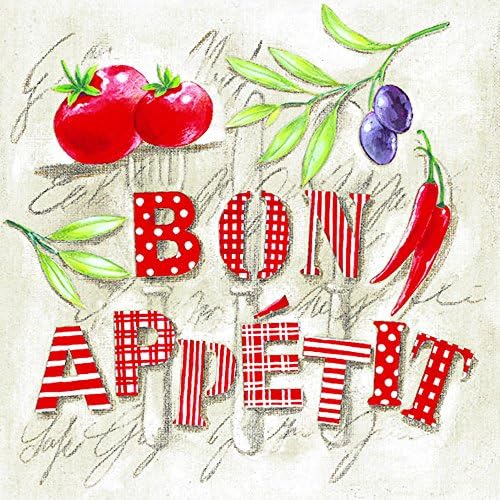Ambiente - Paper Luncheon Napkin "Bon Appetit"
