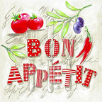 Ambiente - Paper Luncheon Napkin "Bon Appetit"