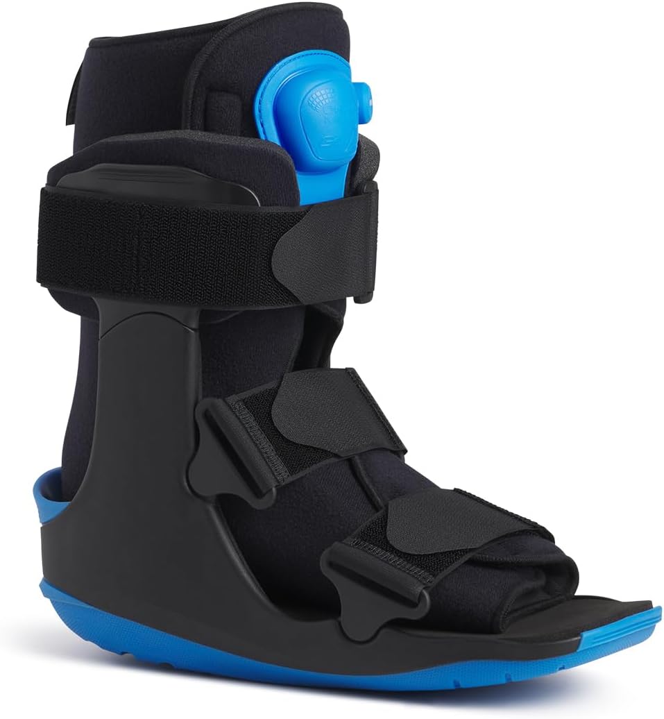 Ovation Medical Gen 2 Pneumatic Walking Boot - Lightweight, Low Profile CAM Walker Boot - Premium Medical Boot for Foot Injuries, Ankle Sprains, Fracture Recovery Support, & More (Short, Small)