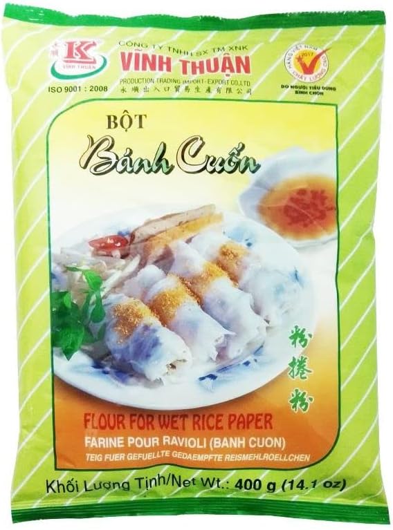 Flour for rice paper (Bot Banh Cuon) - 14 Oz (3 packs)