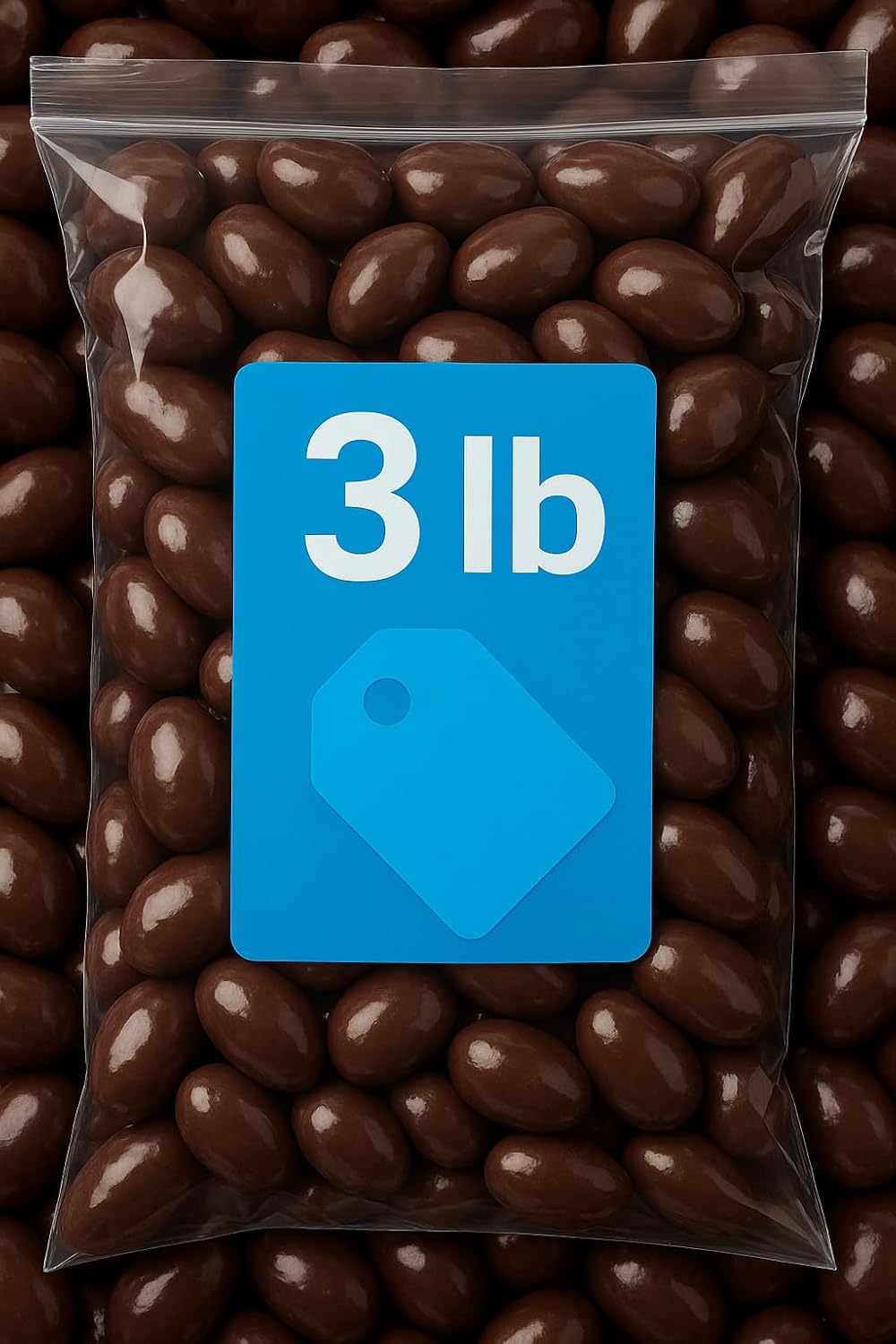 Dark Chocolate Covered Almonds (3 LB) Pack – Whole Dry Roasted Almonds Coated in Rich Dark Chocolate – Gourmet Candy for Office, Buffets, Snacking & Gift Baskets – Classic Chocolate Coated Nuts 641740