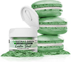 Luster Dust - Christmas Green (4g 1x Jar) | Edible Vegan Dust & Paint for Cake Decorating, Ice Cream, Desserts, Cocktails and Beverages by Bakell