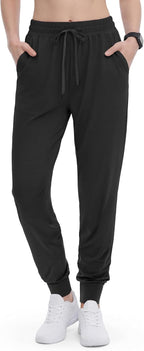 GAYHAY Joggers for Women with Pockets - Womens Sweatpants Lightweight Yoga Lounge Pants for Athletic Workout Gym Running