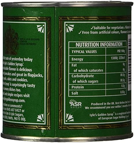 Tate & Lyle Golden Syrup - Case of 12 X 454 Gram Containers