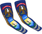 National Emblem Of Mississippi Arm Sleeves Cover Uv Sun Protection For Sports Running Golf Cycling Hiking