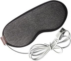 FRCOLOR USB Heated Steam Eye Mask for Dry Eyes Adjustable Blindfold Warm Compress for Fatigue Relief for Travel and Home Use