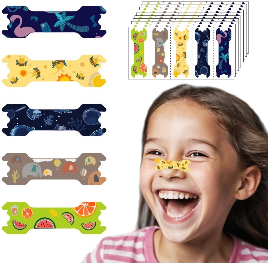 30pcs Kids Nasal Strips for Breathing,Breathing Right Strips for Kids,Nose Strips for Boys and Girls,Nasal Strips for Snoring,Anti Snoring Nose Clips (30 pcs)