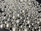 Edible Pearl Sugar Sprinkles Silver Candy 120g/ 4.2oz Mixing Size Baking Cake Decorations Cupcake Toppers Cookie Decorating Ice Cream Toppings Celebrations Shaker Jar Wedding Shower Party Chirstmas