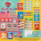 Gift A Snack - Get Well Soon Snack Box Variety Pack Care Package + Greeting Card (45 Count) Feel Better Sweet Treats Gift Basket, Candies Chips Crackers Bars - Office Food Assortments