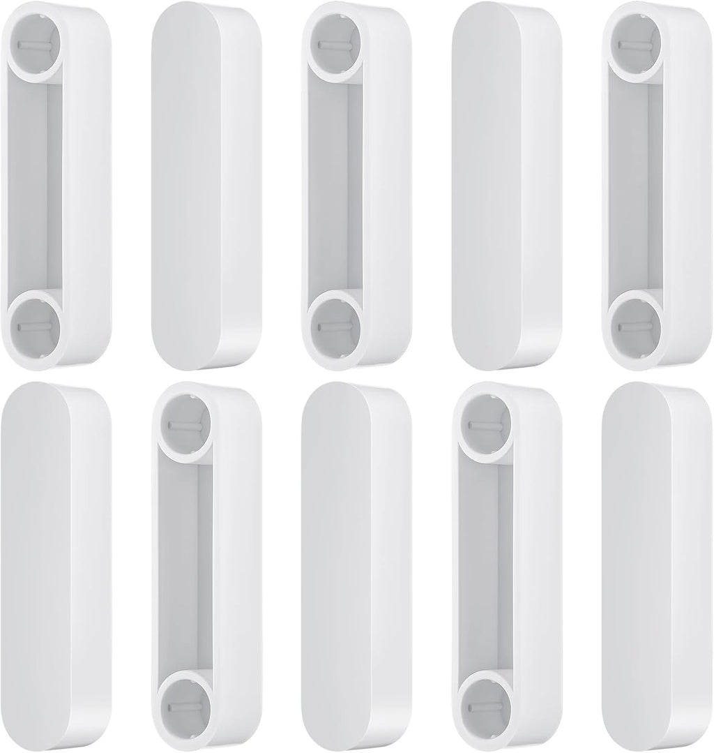 10 Pcs Plastic Rod Spacer Cap Closet Rod End Caps Wire Shelf End Caps Closet System Parts Shelf Caps for Wire Shelves