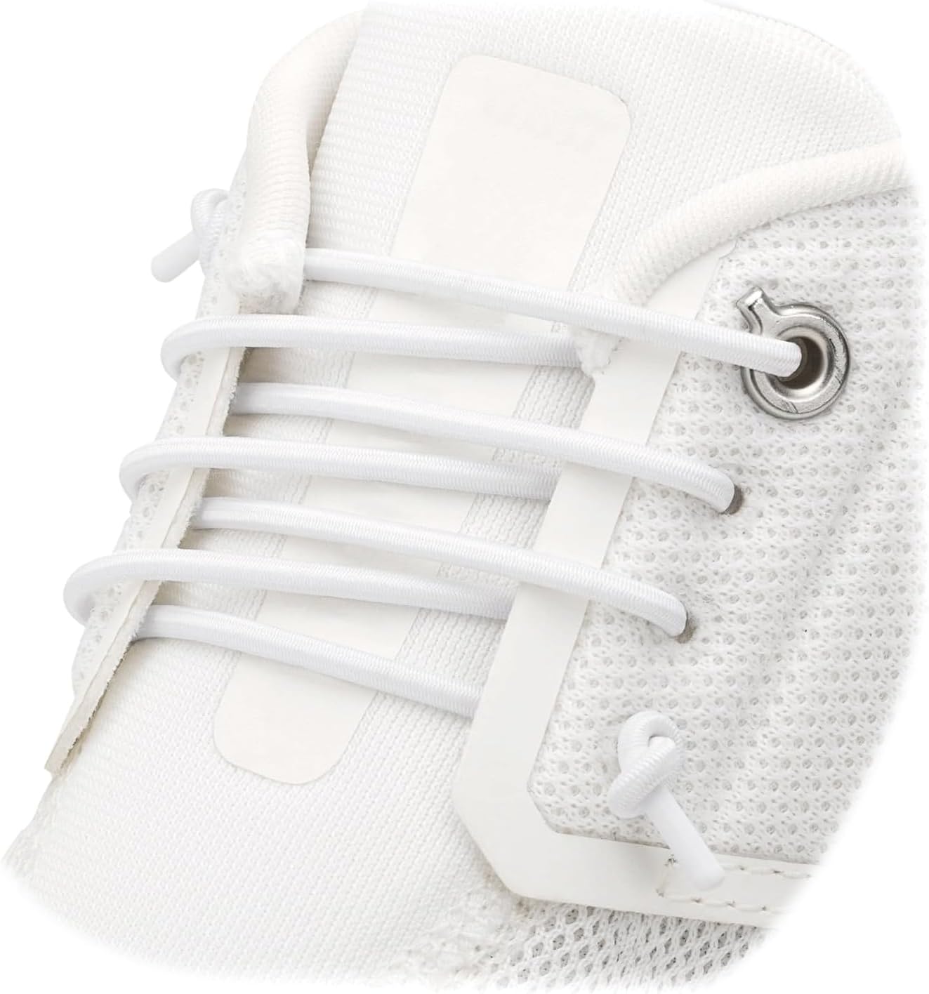 2 Pairs Tieless Elastic Shoe Laces for ON Cloud Sneakers Heavy Duty No Tie Shoelaces for Adults and Kids
