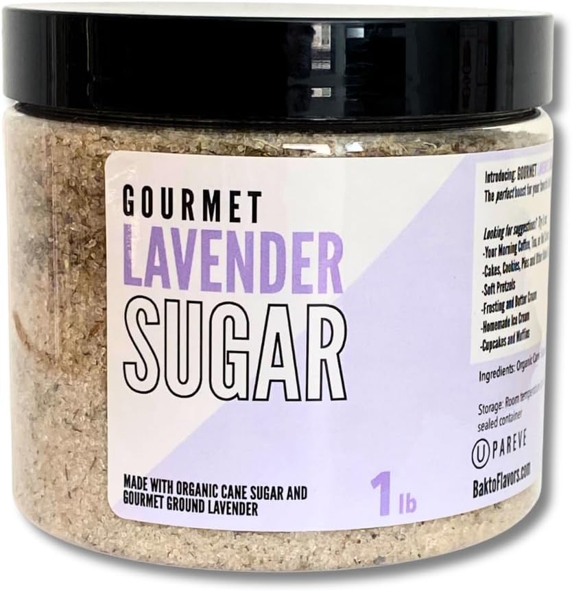 Gourmet Lavender Sugar - 1 lb Jar