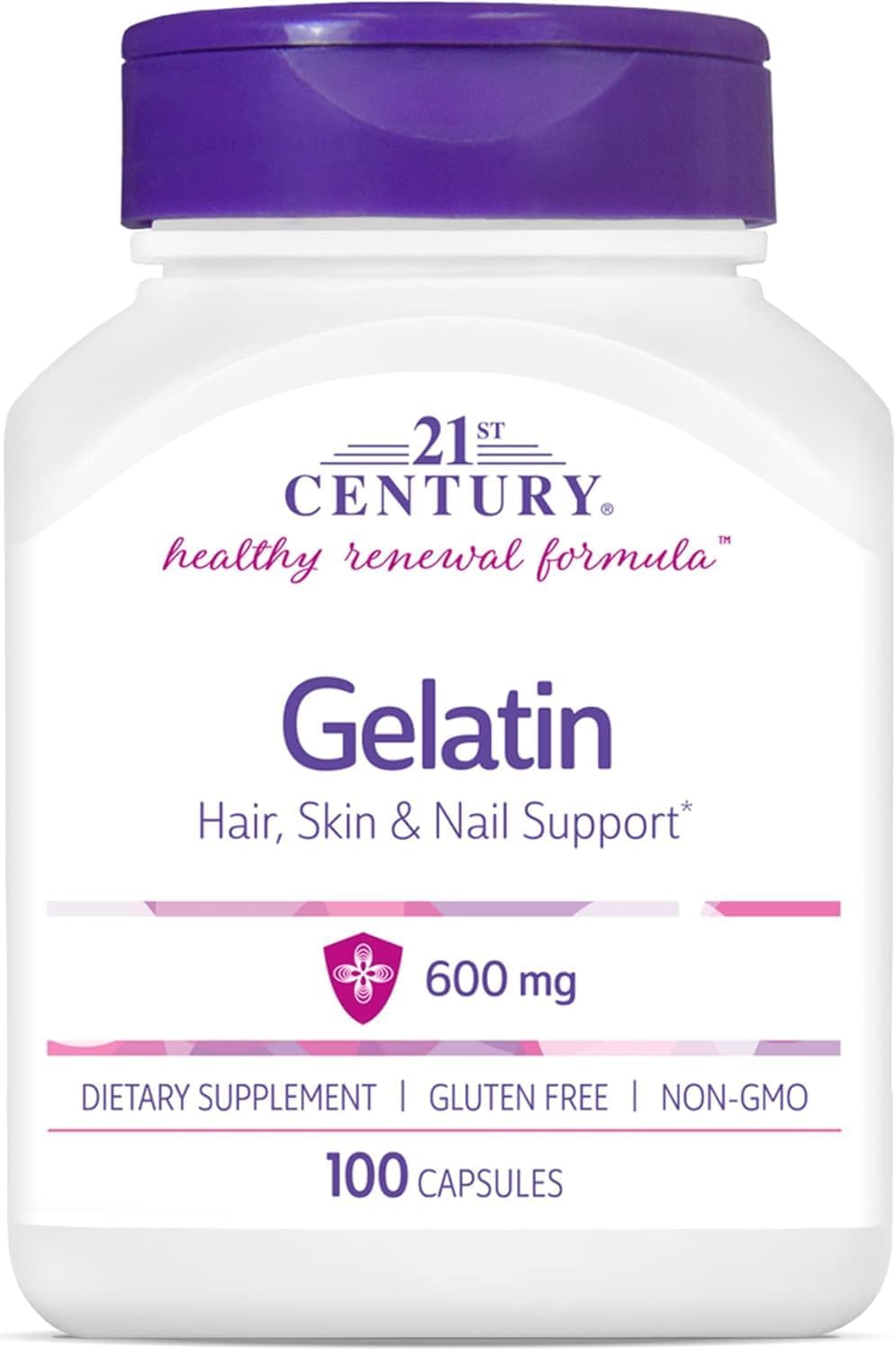 21st Century Gelatin 600mg, 100 Capsules by 21st Century