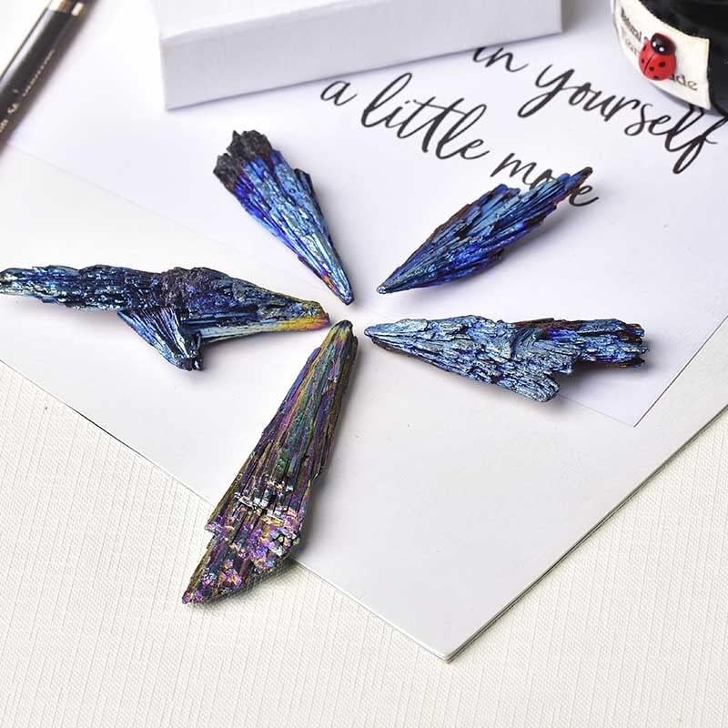 Crystal Stone Natural Crystal Stone Cluster Mineral Color Feather Gifts Presents