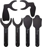 Dental Photo Contrast Black Background Board Autoclavable Dental Orthodontic Oral Cheek Retractors Photographic Black Background Backdrop (6Pcs)
