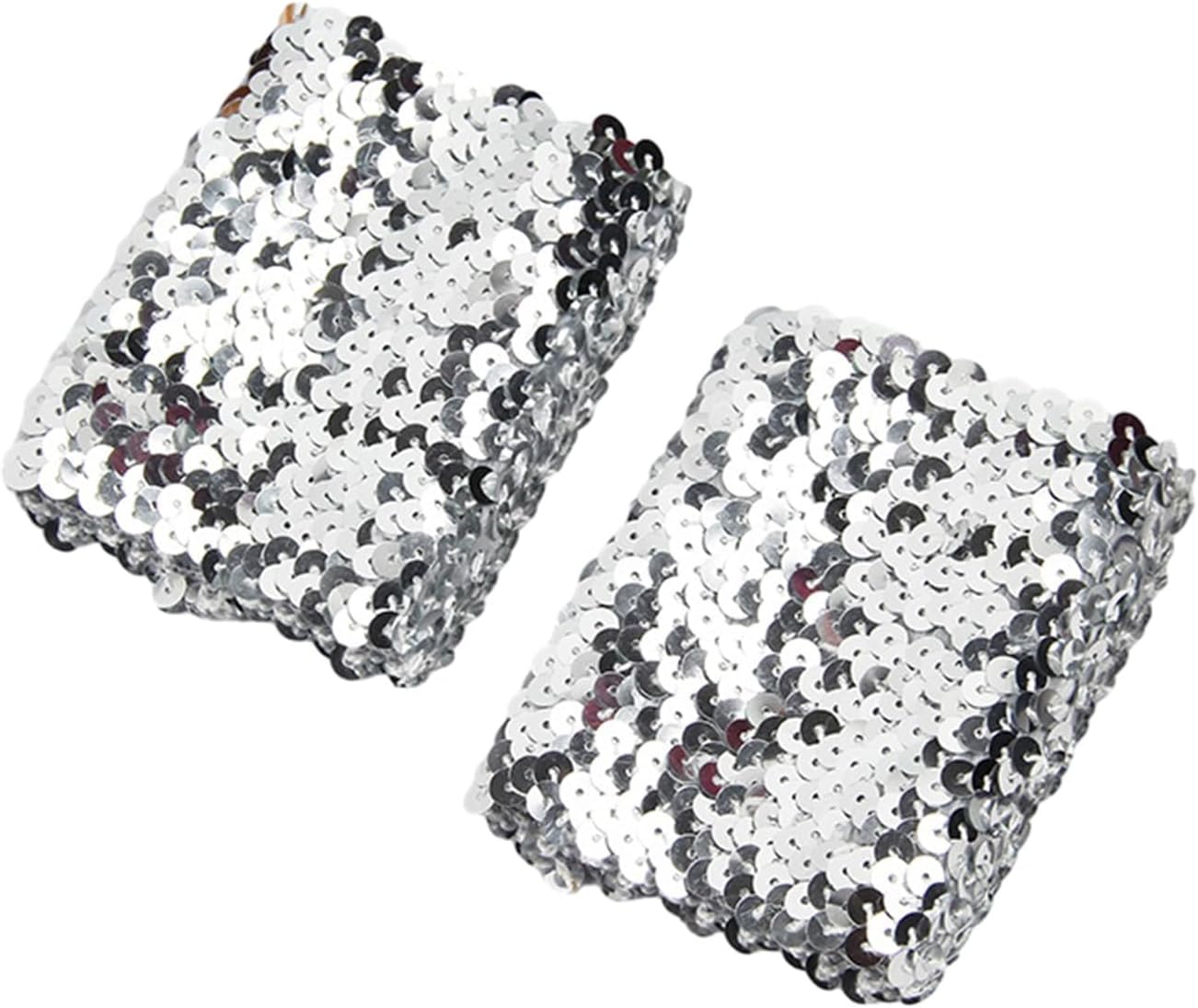 Stylish Stretchy Elastic Party Costume Cuffs Sparkly Blingbling Sequin Arm Sleeves