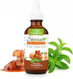 Stevia Select Caramel Flavored Liquid Stevia – Zero Calorie Coffee, Tea, Drink & Baking Sweetener, All-Natural, No Erythritol, Keto-Friendly Sugar Alternative, 300 Servings – 2 Oz
