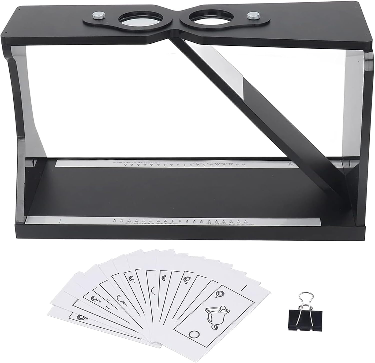 Unilateral Tilting Solid Mirror to Improve Amblyopia Training Device, Perform Training On Capturing, Drawing, Image Fusion, Etc. to Correct Amblyopia and Improve Vision.