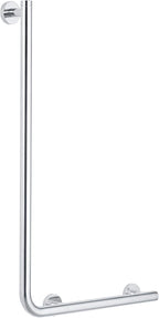 Tiger Boston Comfort & Safety 90º Grab Rail, Stainless Steel Polished, Left Version, 42,6x70x7 cm