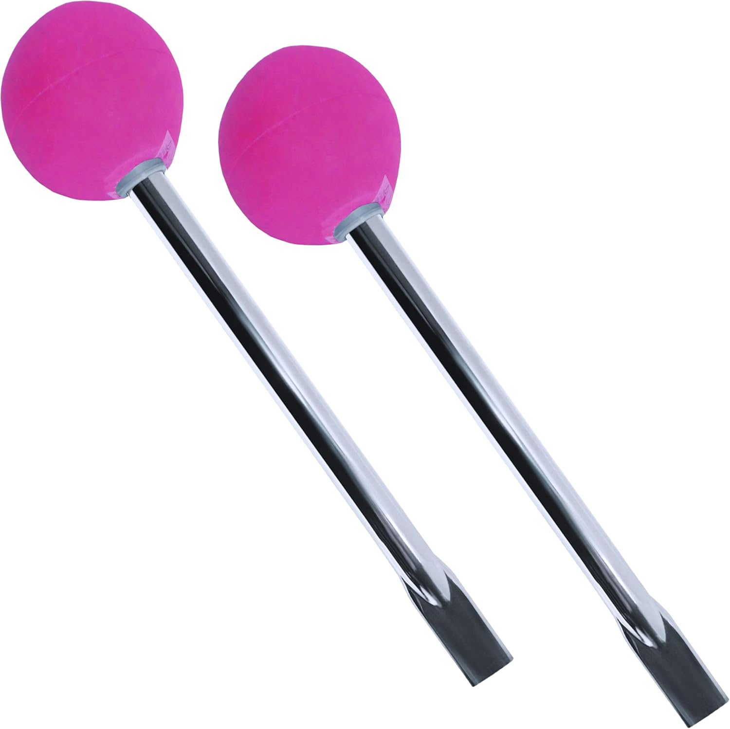 Rehabilitation Advantage Wheelchair Ball Grip Brake Handle Extensions, Pair - Pink, 10 Inch (Pack of 2)