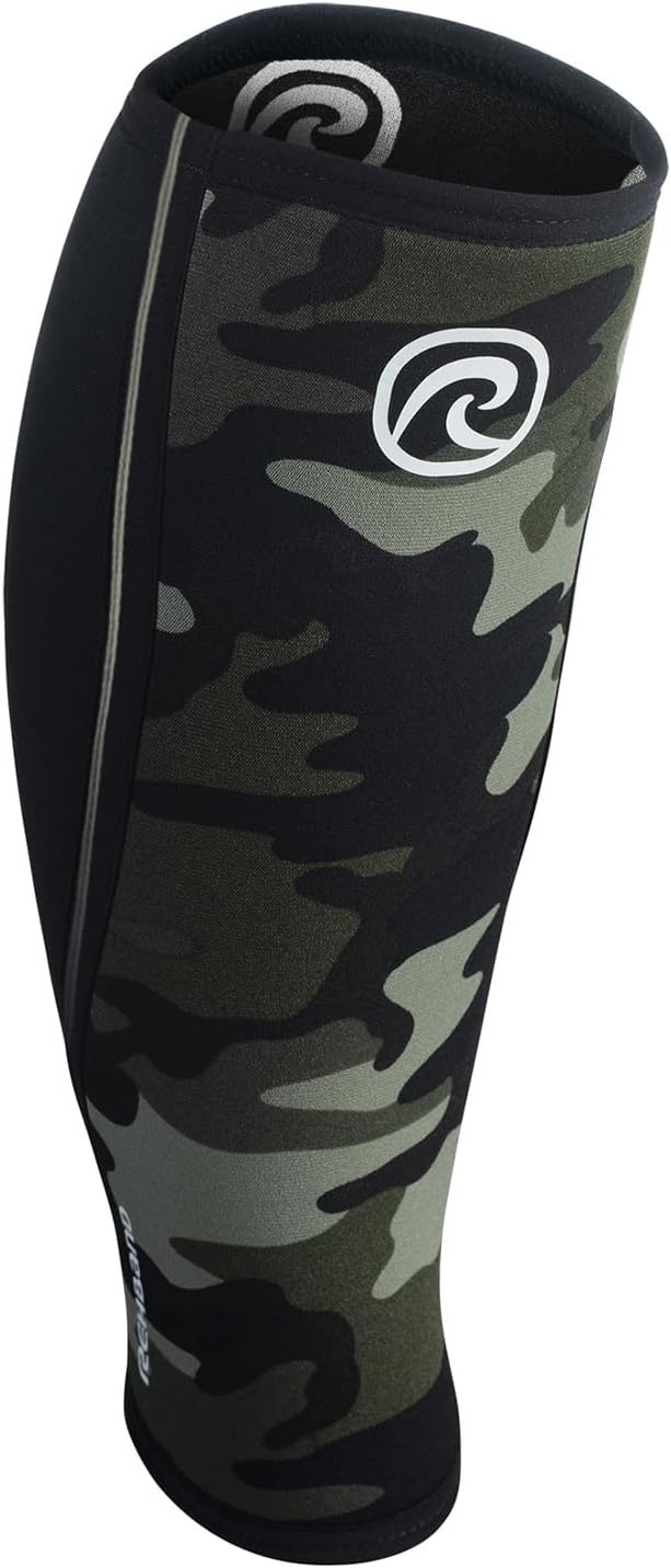 Rehband 5mm Neoprene Shin Calf Sleeve, Compression Support Men & Women for Calf and Shin, Promotes Blood Circulation, Ideal for Strength Training