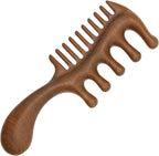 Wooden Scalp Massager Comb, Hair Growth Comb for Head Massage, Scalp Detox & Relaxation, Ergonomic Handle Massage for Men & Women, Gift for Stress Relief & Daily Hair Care