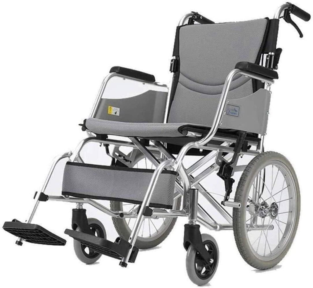 Wheelchairs Lightweight Manual Self Propelled Wheelchair with Quick Release Sports Wheels and Hand Brakes Folding Transport Wheelchair for aldults Lightweight