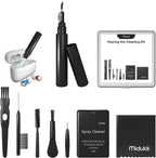 Premium Hearing Aid Cleaning Kit - Compatible with Rechargeable Hearing Aid with Bluetooth, Oticon, Phonak, Hearing Aid Cleaning Tools with Pen, Spray, Brush, Cloth, Hearing Aid Supplies Accessories