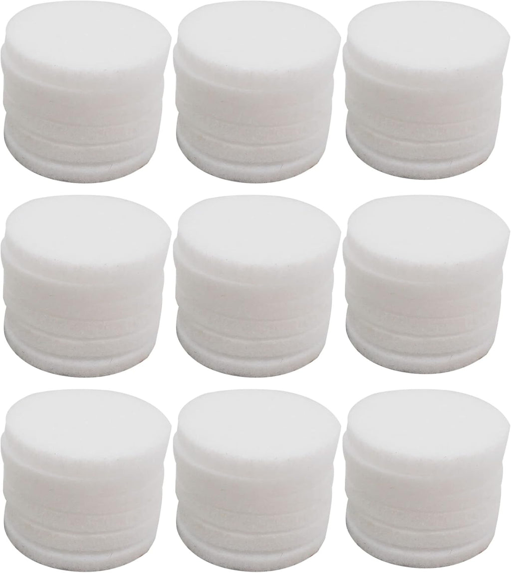 Julie Wang 100 Pieces 30mm White Round Aromatherapy Refill Pads Diffuser Refill Pads Scented Oil Pads for Scent Ball Plug-in Diffuser 1.18inches