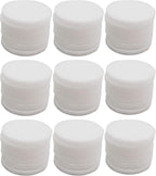 Julie Wang 100 Pieces 30mm White Round Aromatherapy Refill Pads Diffuser Refill Pads Scented Oil Pads for Scent Ball Plug-in Diffuser 1.18inches