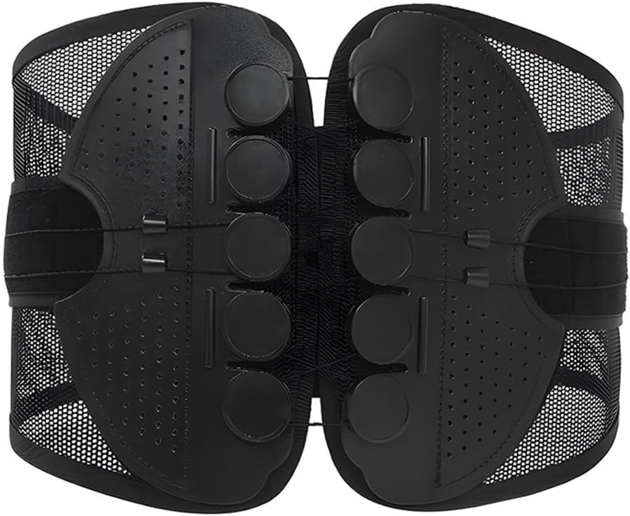 Dual Pulley Waist Support Belt Orthopedic Back Brace for Herniated Disc Lower Back Pain Relief Lumbar Decompression Support Posture Corrector Men Women(Medium)
