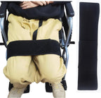 Wheelchair Thigh Leg Strap Wide Elastic for Keeping Legs Together Users Elderly Dementia Paralysis Parkinson Support Strap Wheelchair Thigh Leg Strap Wheelchair Strap Seat Belt Leg Support Strap