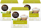 NESCAFÃƒâ€° Dolce Gusto Coffee Capsules Cappuccino, 16 Count (Pack of 3)