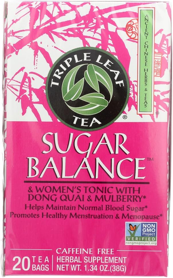 Sugar Balance Women's Tonic Tea, 20 Tea Bags (Pack of 6)