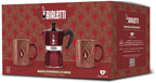 Bialetti Set Moka Express 3 Cups + 2 Mugs Art Deco
