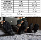 Hylaea Unisex Non Slip Socks with Grip for Yoga, Hospital, Pilates, Barre | Ankle, Cushioned