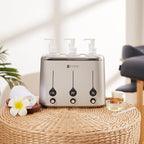 Master Three Bottle Massage Oil Warmer Lotion Warmer Dispenser Heated for Body Cream Heating Device for Massage Therapy & Personal Use- Quick Oil & Lotion Warmer Heats up