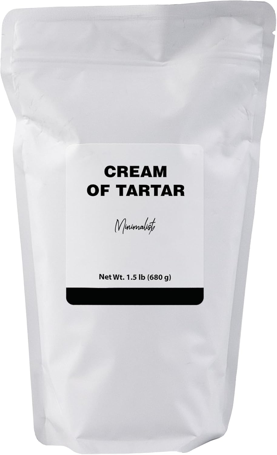 Minimalist Cream of Tartar, For Baking and Stabilizing Egg Whites, Packaged in a Resealable Bag (1.5 Pound)