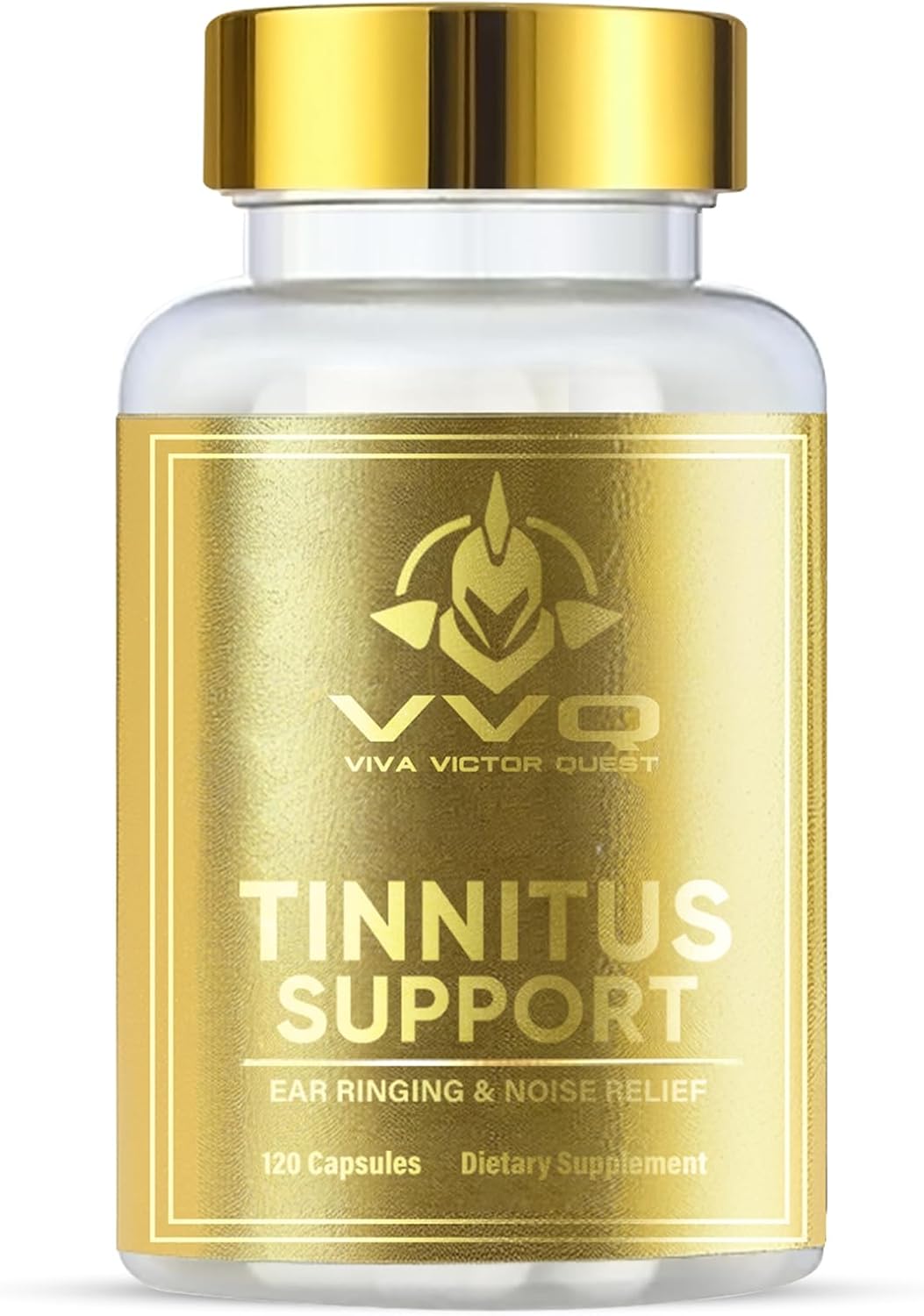 Tinnitus Relief for Ringing Ears, 120 Capsules Supplement with Vitamin C & B Complex, Supports Ear Health, Reduces Ringing in Ears, Promotes Hearing Wellness & Comfort