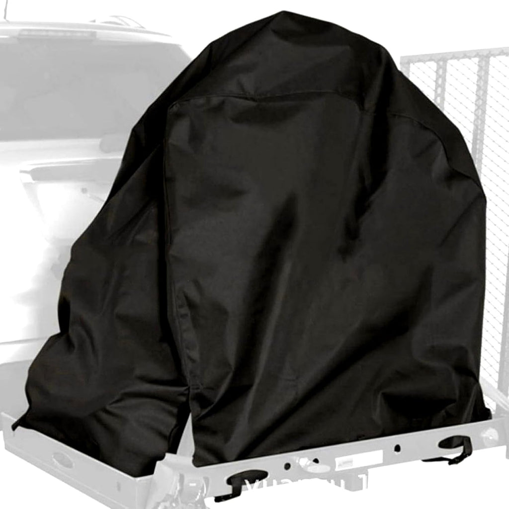 Waterproof Wheelchair Cover for Electric Power Chairs - All-Weather Heavy Duty 600D Oxford Fabric with Storage Bag, Travel Mobility Scooter Cover Fits up to 44"L x 38"H (Black)