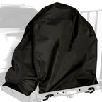 Waterproof Wheelchair Cover for Electric Power Chairs - All-Weather Heavy Duty 600D Oxford Fabric with Storage Bag, Travel Mobility Scooter Cover Fits up to 44"L x 38"H (Black)