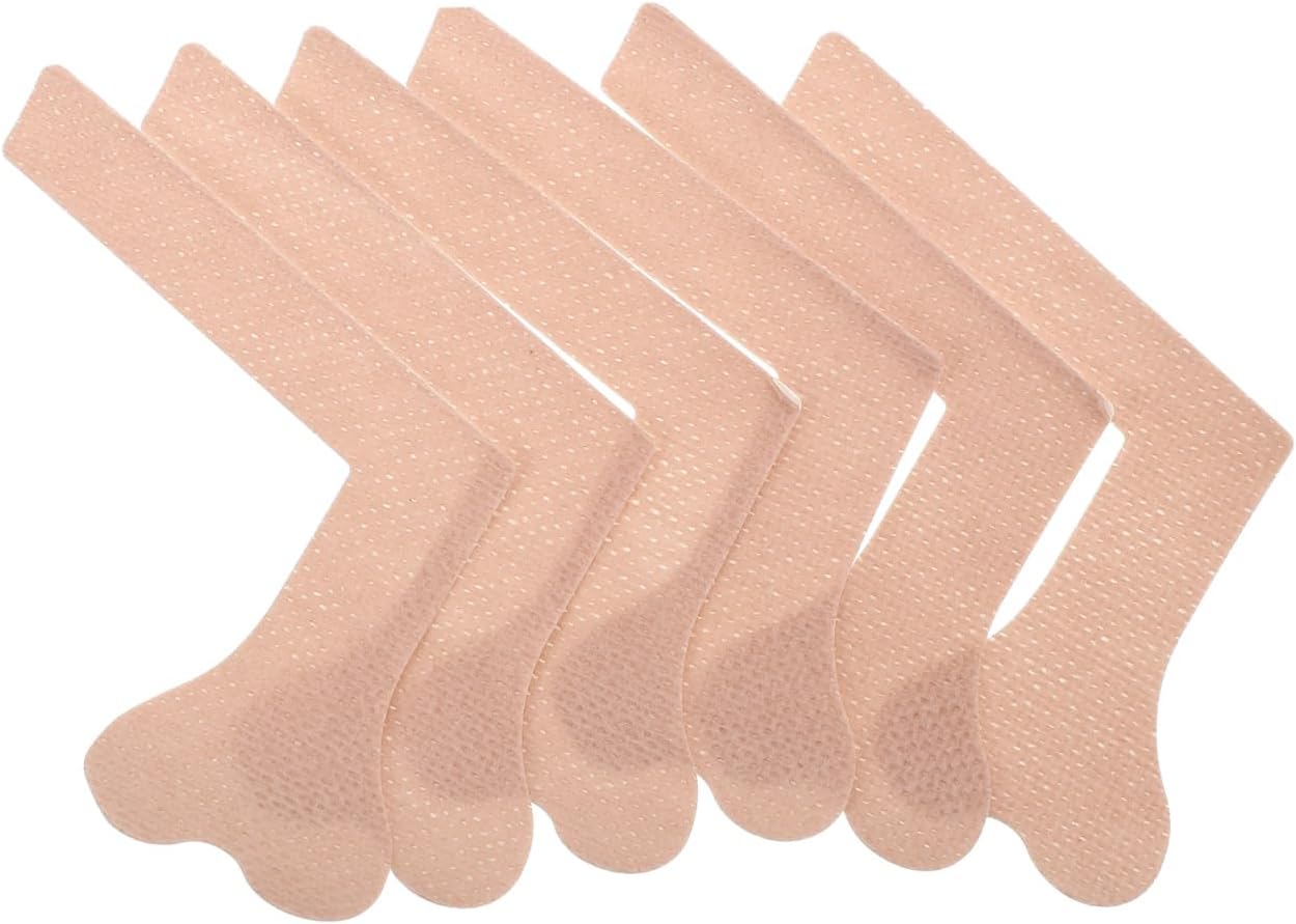 Healifty 6 Sheets of Nasal Tube Holder Feeding Tube Fastener Fixed Tape Sticker Adhesive Decals for Home Care Nursing Supplies