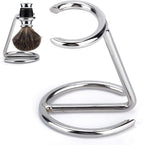 Shaving Brush Holder Men Shaving Brush Stainless Steel Stand Razor Holder for Salon Home Travel Use