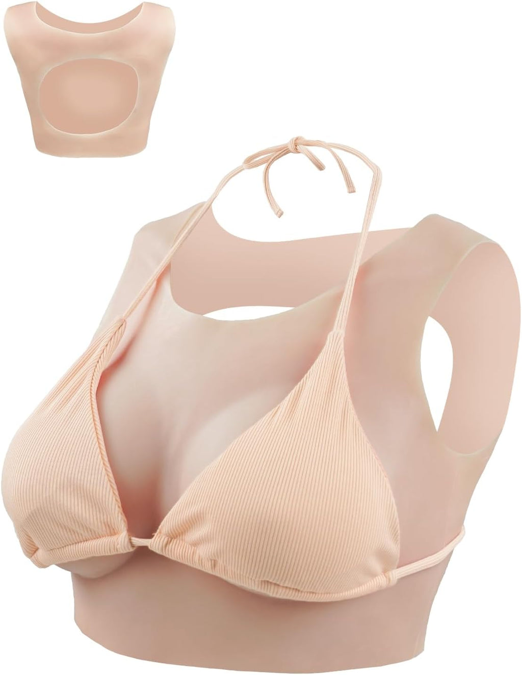 Fake Boobs Silicone Breastplate Fake Breast Plate C Cup for Cosplay Transgender Drag Queen Crossdresser