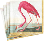 Caspari Audubon Birds Paper Cocktail Napkins, 20 Per Package